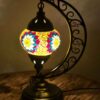 maramou-001-003-005 Mosaiklampe Bogen L Glas handgefertigtes Gelb bunt - Orientalisch Mund Laterne
