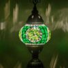 maramou-001-017-002 Mosaiklampe Große L 11×9 Handgefertigt Orientalisch Mosaik Glass Grün farbige