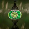 maramou-001-017-003 Mosaiklampe Große L 11×9 Handgefertigt Orientalisch Mosaik Glass Grün farbige
